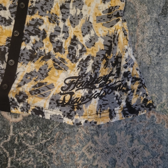 Harley-Davidson Black and Yellow Camisole Size S - Picture 3 of 5